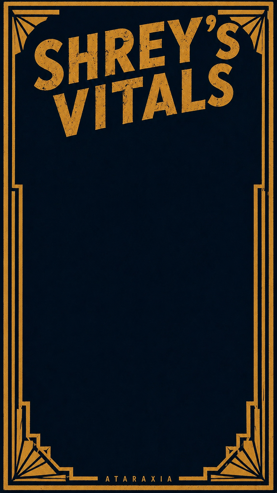 Shrey's Vitals